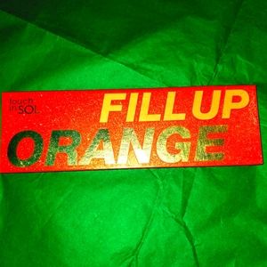 Orange fill up eyeshadow palette